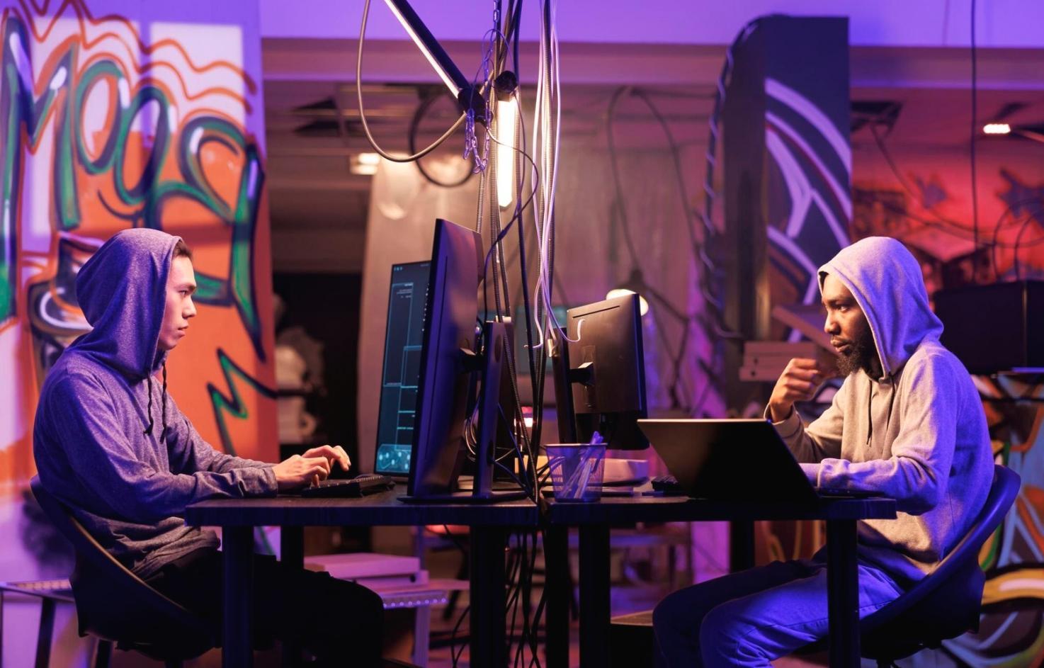 Workshop participants collaborating on chatbot design patterns during hands-on session